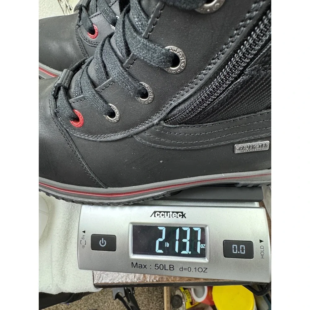 Pajar Tavin Winter Boots Mens 10-10.5 Black‎ Waterproof Leather Insulated
